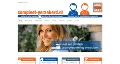 Desktop Screenshot of compleet-verzekerd.nl